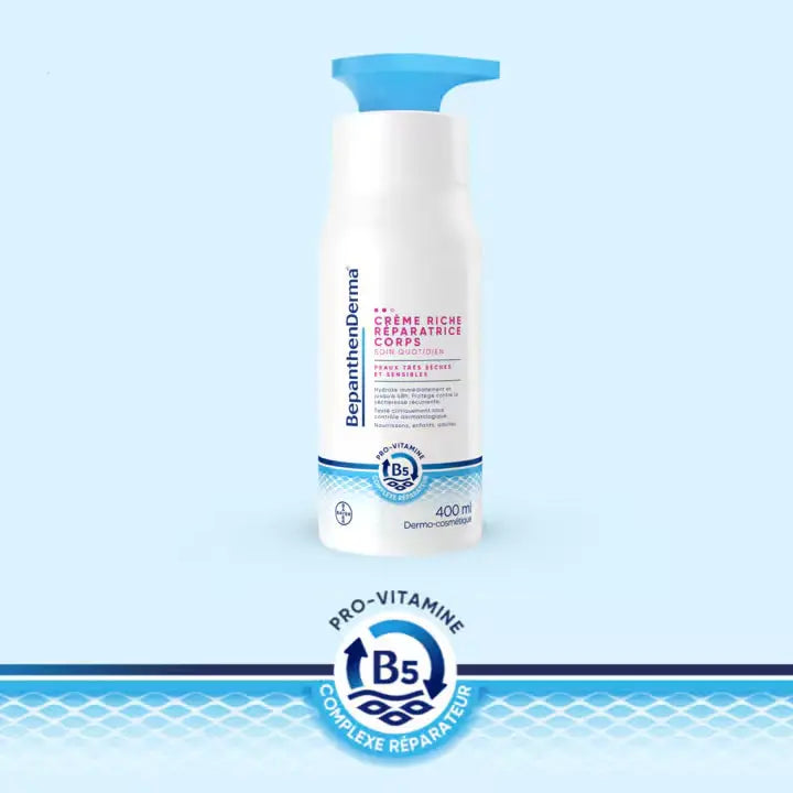 BepanthenDerma® - Crème Riche Réparatrice - 400ml Lariboisière Shop