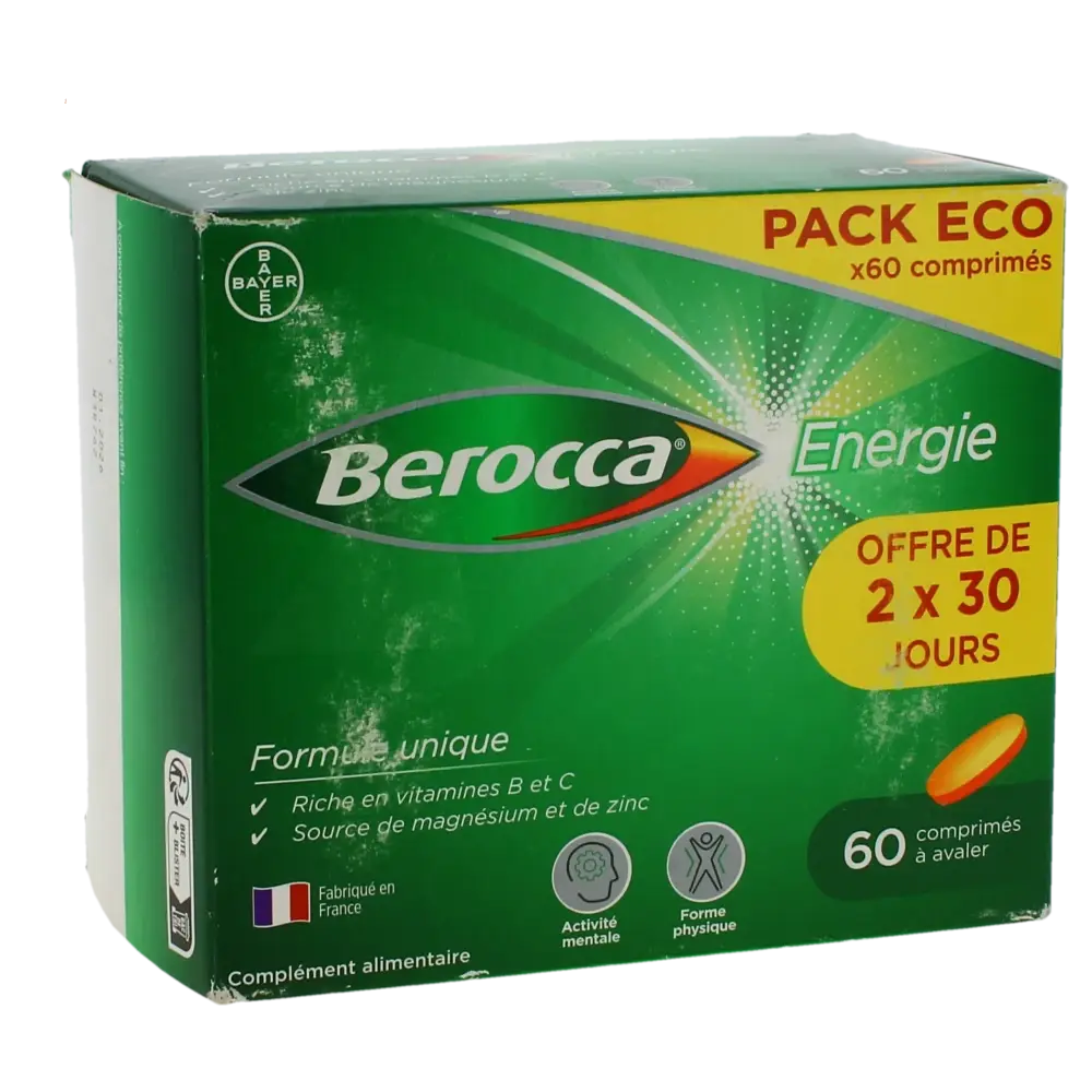 Berocca -Energie Comprimés Pelliculés - 60 Lariboisière Shop
