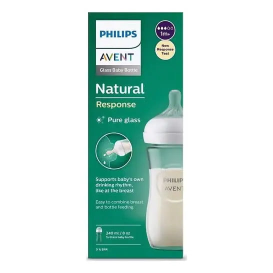 Biberon Philips Avent Natural Response Verre 240 ml Lariboisière Shop