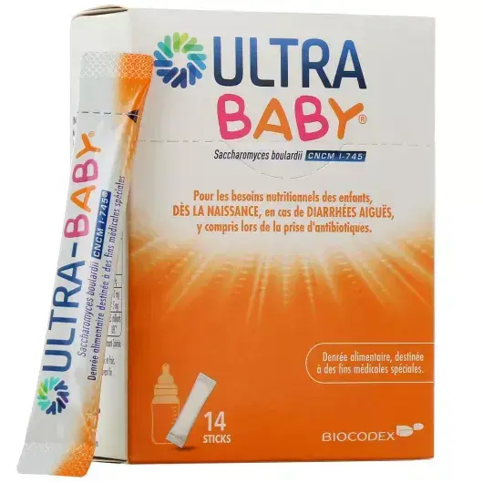 Biocodex - Ultra Baby antidiarrhéique - 14 sticks Lariboisière Shop