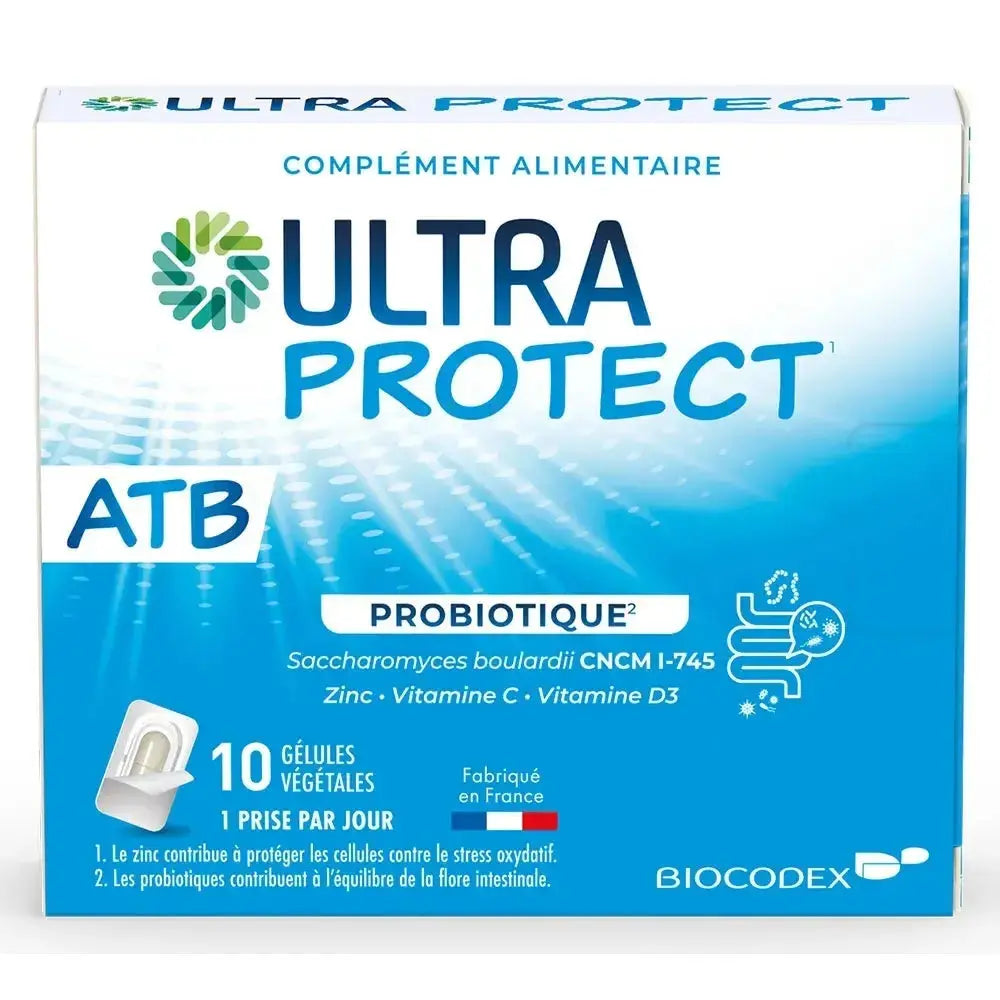 Biocodex - Ultra Protect ATB Probiotique - 10 Gélules Lariboisière Shop