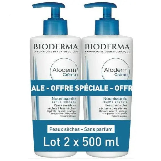 Bioderma Atoderm Crème Ultra 2 x 500 ml Lariboisière Shop