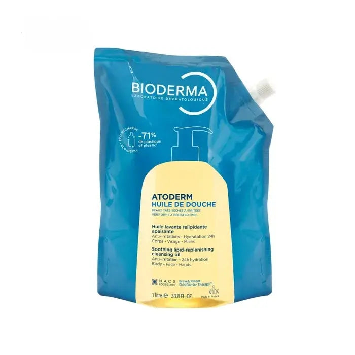 Bioderma Atoderm Huile de Douche Éco‑Recharge 1L Lariboisière Shop