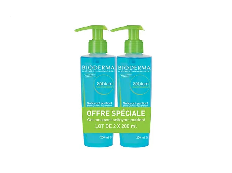 Bioderma  Sébium Gel Moussant lot de 2 Lariboisière Shop