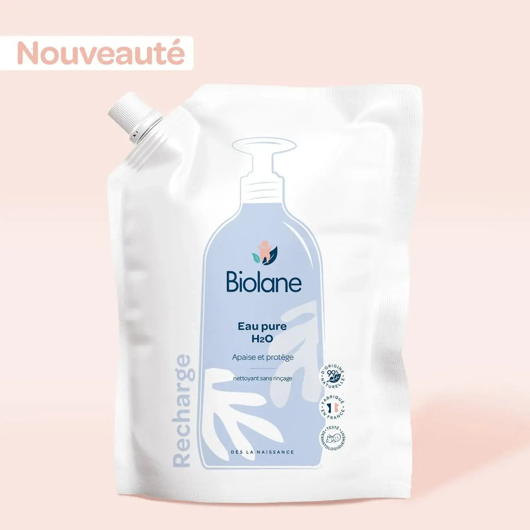 Biolane Éco-Recharge Eau Nettoyante Sans Rinçage 400 ml Lariboisière Shop
