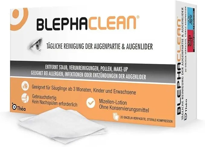 Blephaclean - Boite de 20 Lingettes Lariboisière Shop