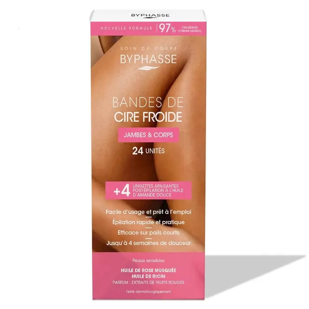 Byphasse Cire Jambes & Corps 24 Bandes Lariboisière Shop