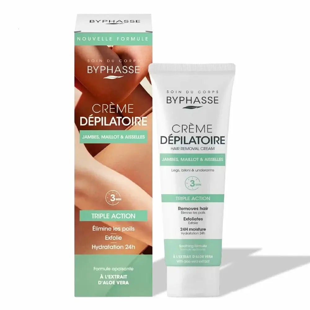 Byphasse Crème Dépilatoire Aloe Vera 125ML Lariboisière Shop