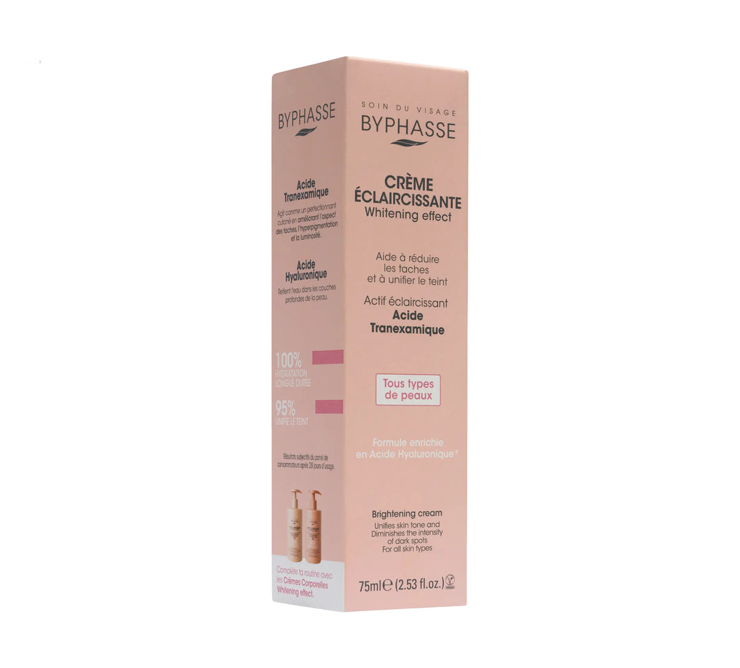 Byphasse Crème Visage Éclaircissante Tous Types de Peaux 75 ml Lariboisière Shop