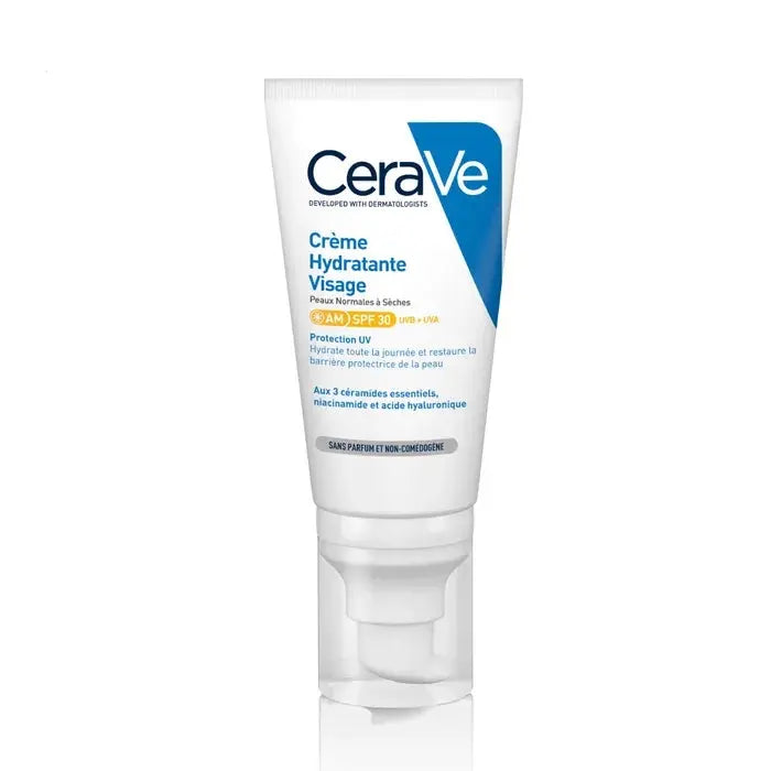 CERAVE - Crème Hydratant Visage SPF 30 - 52ml Pharmacie Lariboisière Shop