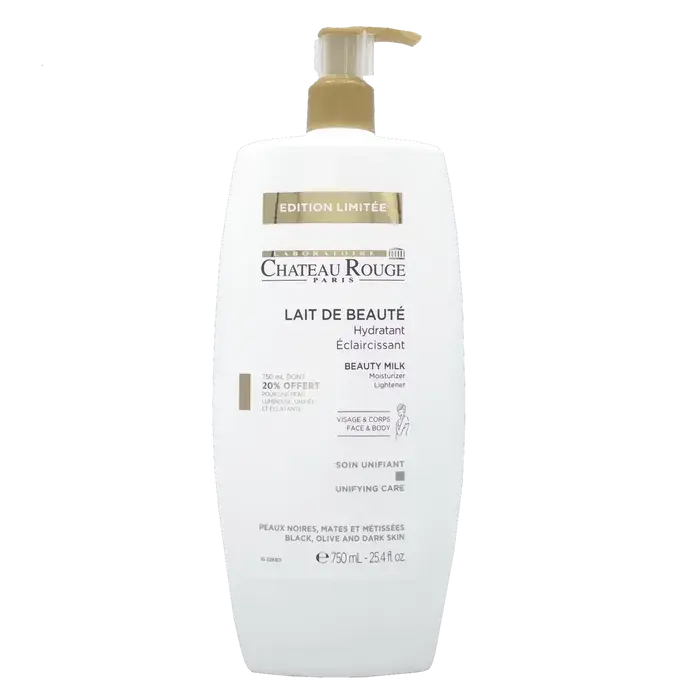 Lait Corporel Château Rouge SPF 50 - Éclaircit, Hydrate, Escargot, 400 Ml, Neuf