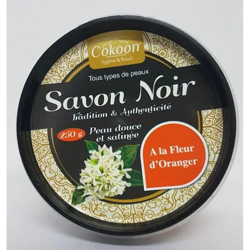 COKOON Savon Noir Fleur d'Oranger – Soin Exfoliant Naturel Lariboisière Shop
