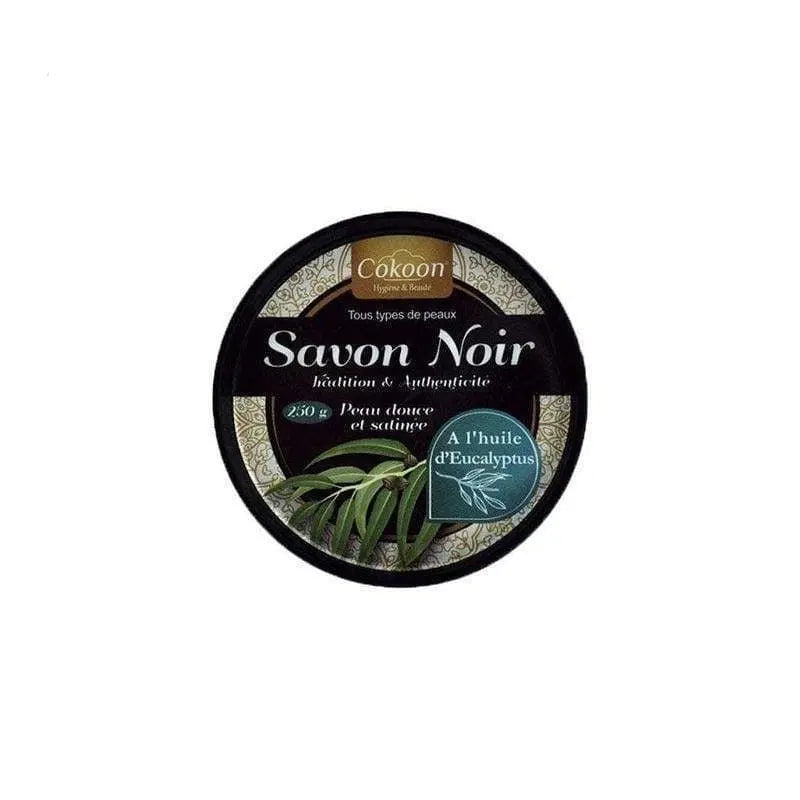 COKOON Savon Noir à l'Eucalyptus – Soin Exfoliant Naturel Lariboisière Shop