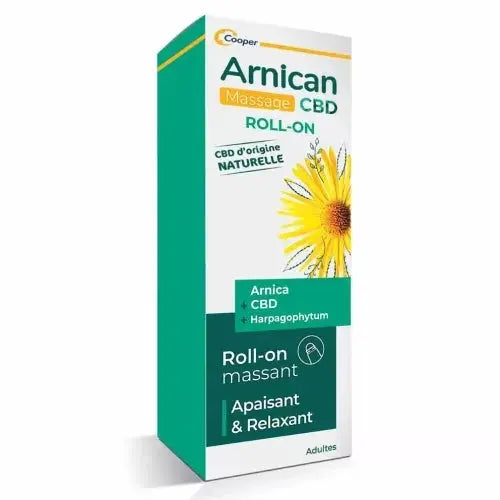 COOPER - Arnican Massage CBD Roll-on - 50 ml Lariboisière Shop