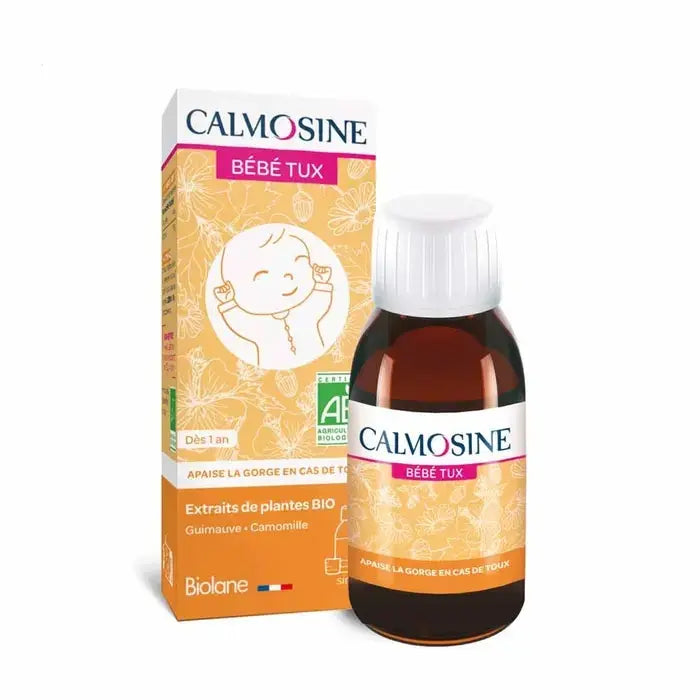 Calmosine Bébé Tux Gorge & Toux Bio Flacon 100 ml Lariboisière Shop