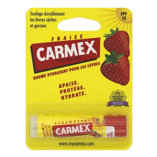 Carmex - Stick Lèvres Fraise - SPF15 Lariboisière Shop