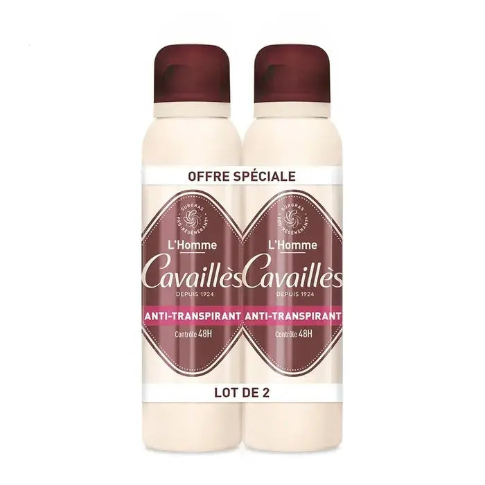 Cavaillès Le Déodorant Homme 48H Spray X2 Lariboisière Shop