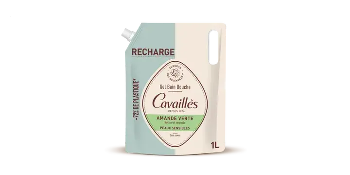 Cavaillès Recharge Gel Bain Douche Amande Verte 1l Lariboisière Shop