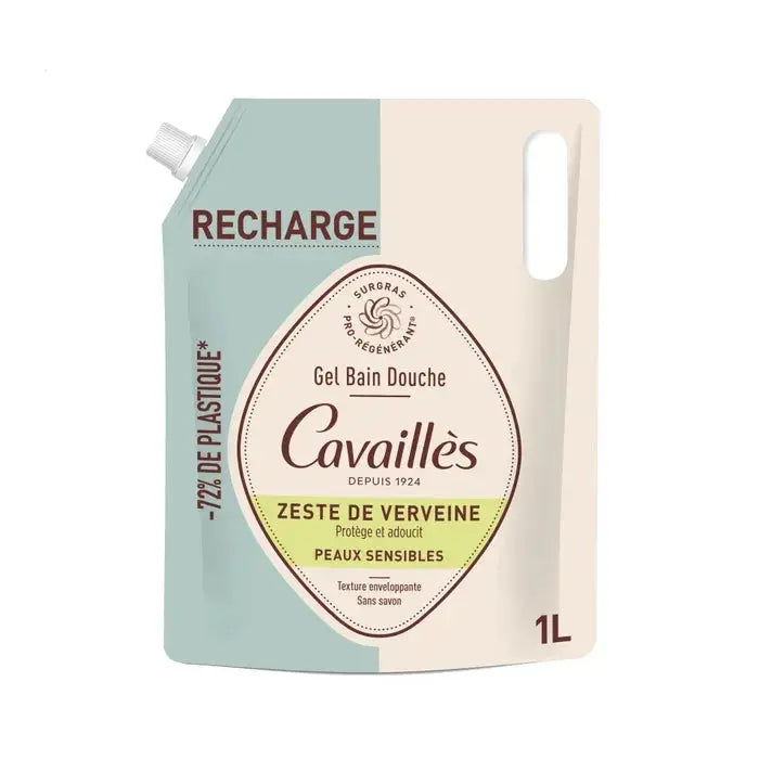 Cavaillès  Recharge Gel Bain Douche Zeste Verveine 1L Lariboisière Shop