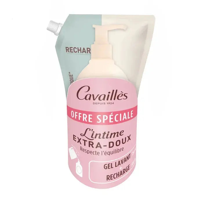 Cavaillès Soin Lavant Intime & Externe Extra Doux 250 ml + Recharge Lariboisière Shop