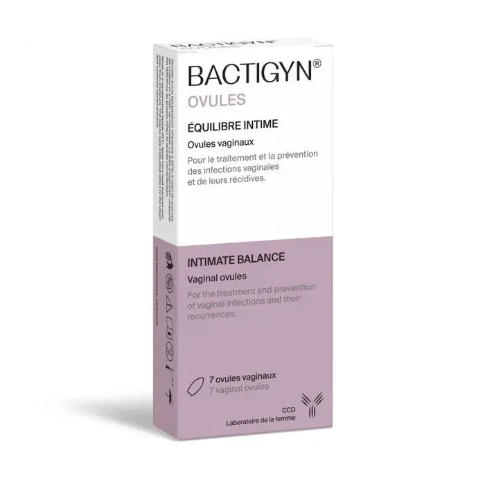 Ccd BACTIGYN - Ovules Equilibre Intime - 7 Ovules Vaginaux Lariboisière Shop
