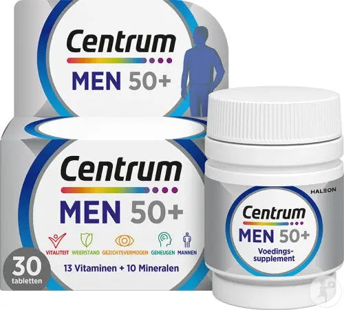 Centrum Men 50+ 30 Comprimés – Multivitamines Homme de Plus de 50 Ans Lariboisière Shop