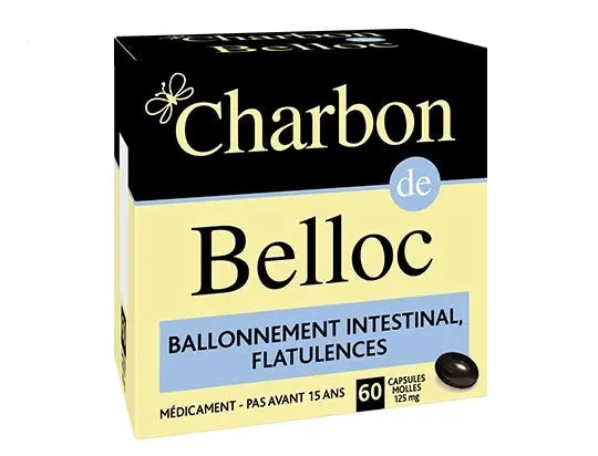 Charbon de Belloc caps 60 Lariboisière Shop