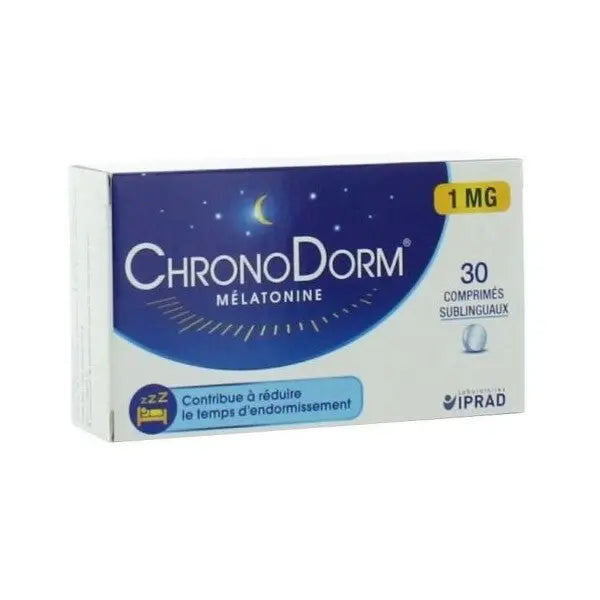 Chronodorm - mélatonine - 30 comprimés Lariboisière Shop