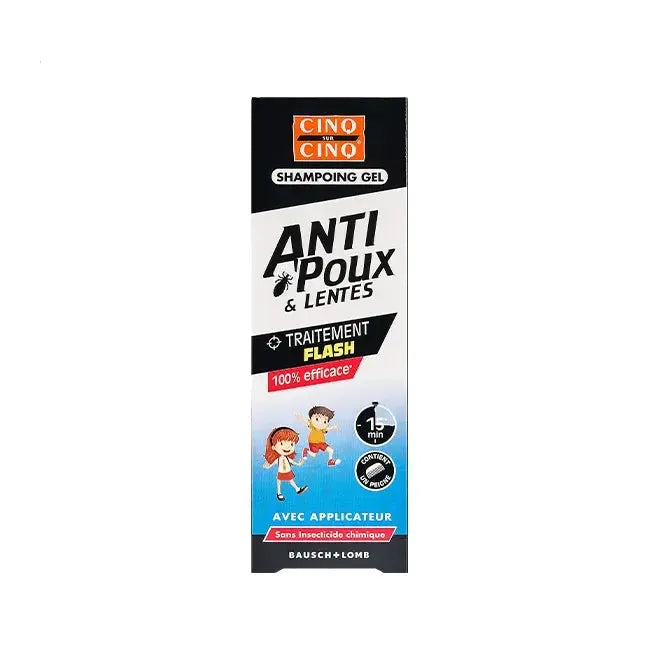 Cinq-sur-cinq - ANTI-POUX & LENTES – Shampoing Gel et Peigne - 100ml Lariboisière Shop