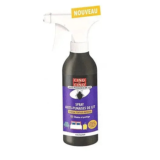 Cinq-sur-cinq - Spray Anti-Punaises de Lit - Spécial Textile - 250ml Lariboisière Shop
