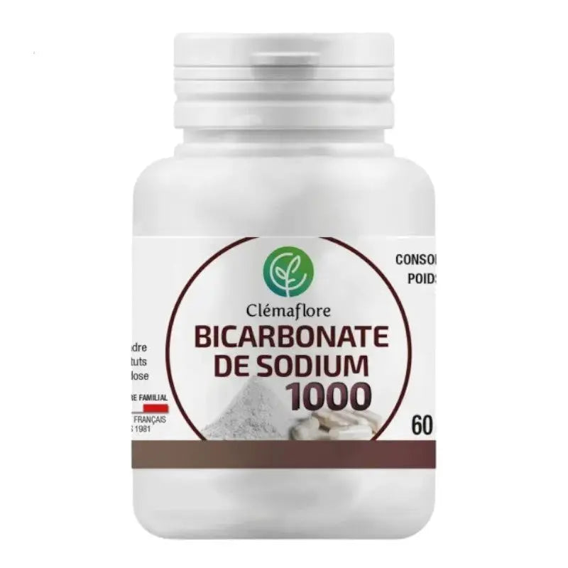 Clemaflore Bicarbonate de Sodium 1000 mg – Boîte de 60 comprimés Lariboisière Shop