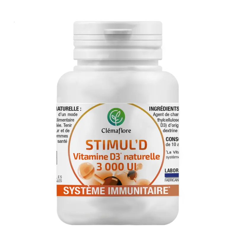 Clémaflore Stimul’D vit d3 60 gel Lariboisière Shop