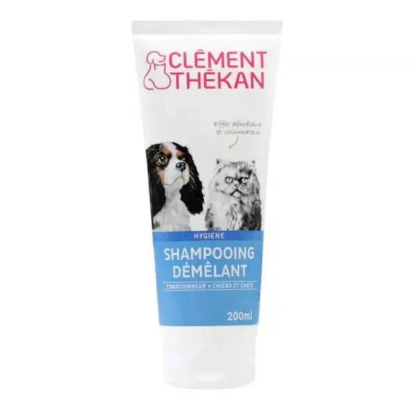 Clément - Thékan shampooing démêlant pour chats et chiens à poils longs - (200 ml) Lariboisière Shop