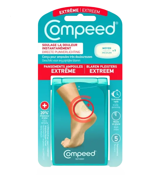 Compeed - Pansement Ampoule Talon pour Sport Extrême - x10 Lariboisière Shop