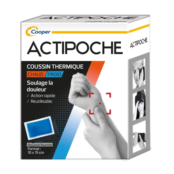 Cooper - ACTIPOCHE Petit modèle - Coussin thermique 10 x 15 CM Lariboisière Shop
