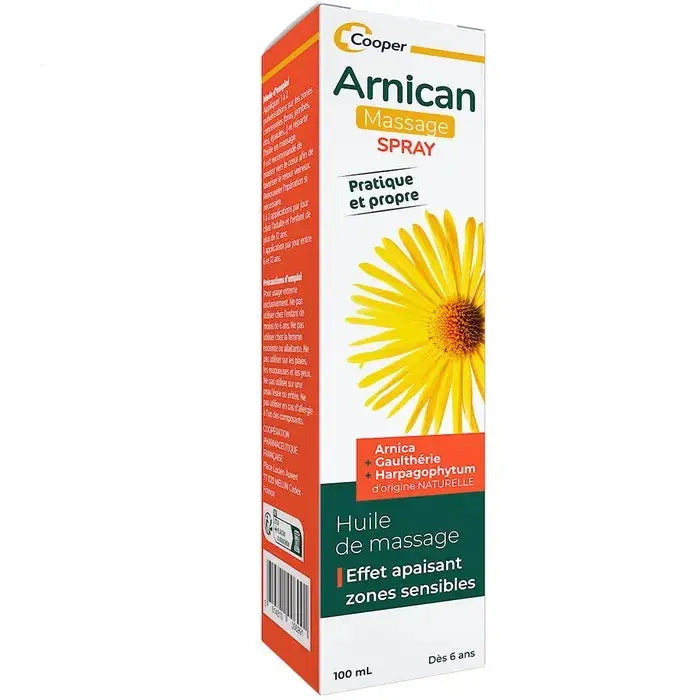 Cooper - Arnican Spray Huile de Massage - 100ml Lariboisière Shop