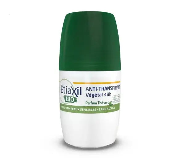 Cooper - Déodorant anti-transpirant végétal 48h BIO Etiaxil - roll-on de 50ml Lariboisière Shop