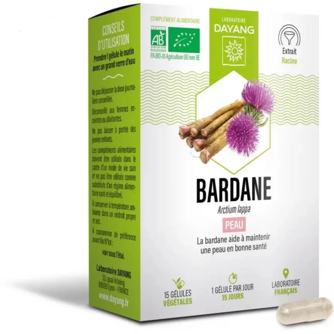 DAYANG Bardane Bio – 15 gélules Lariboisière Shop