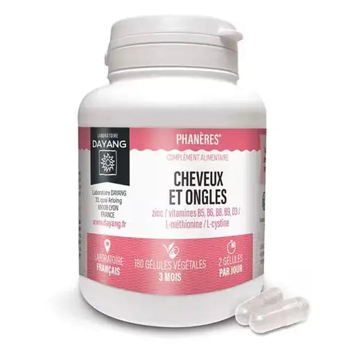 DAYANG Cheveux & Ongles – 180 gélules Lariboisière Shop