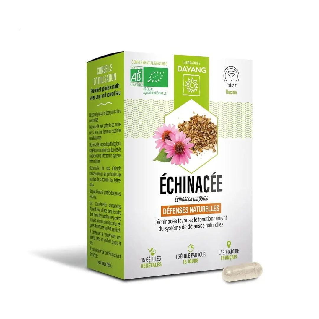 DAYANG Échinacée Bio – 15 gélules Lariboisière Shop