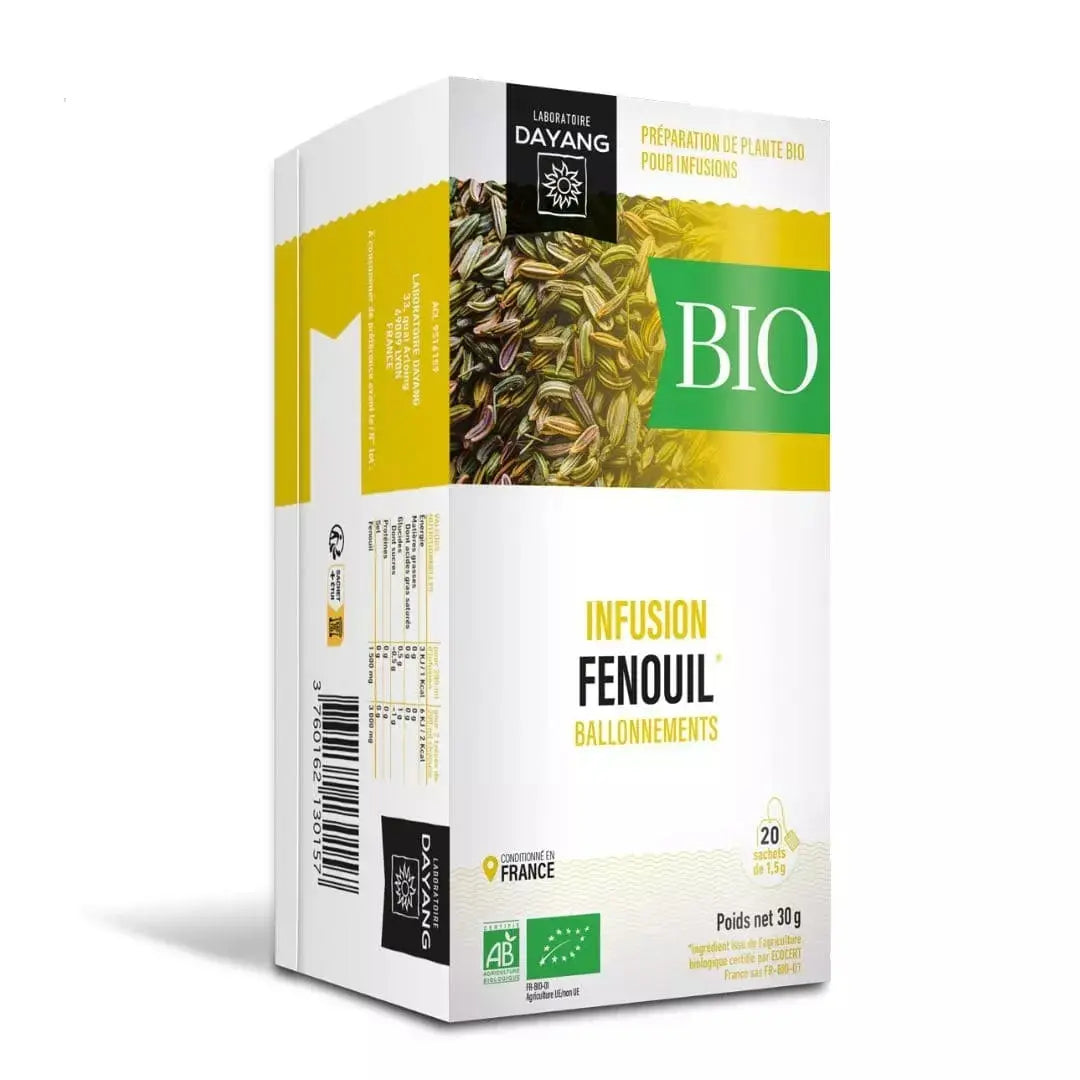 DAYANG Fenouil Bio – 20 sachets Lariboisière Shop