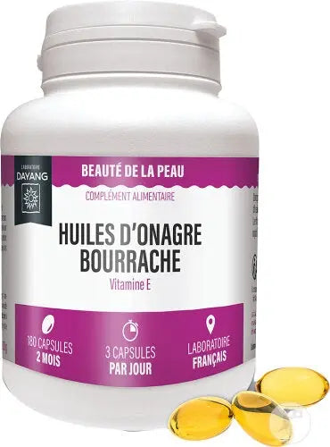 DAYANG Huile d’Onagre 500 mg – 180 capsules Lariboisière Shop