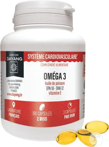 DAYANG Oméga 3 TG 18/12 500 mg – 180 capsules Lariboisière Shop