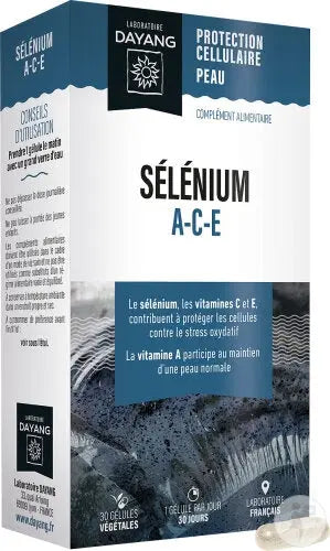 DAYANG Sélénium A-C-E – 30 gélules Lariboisière Shop