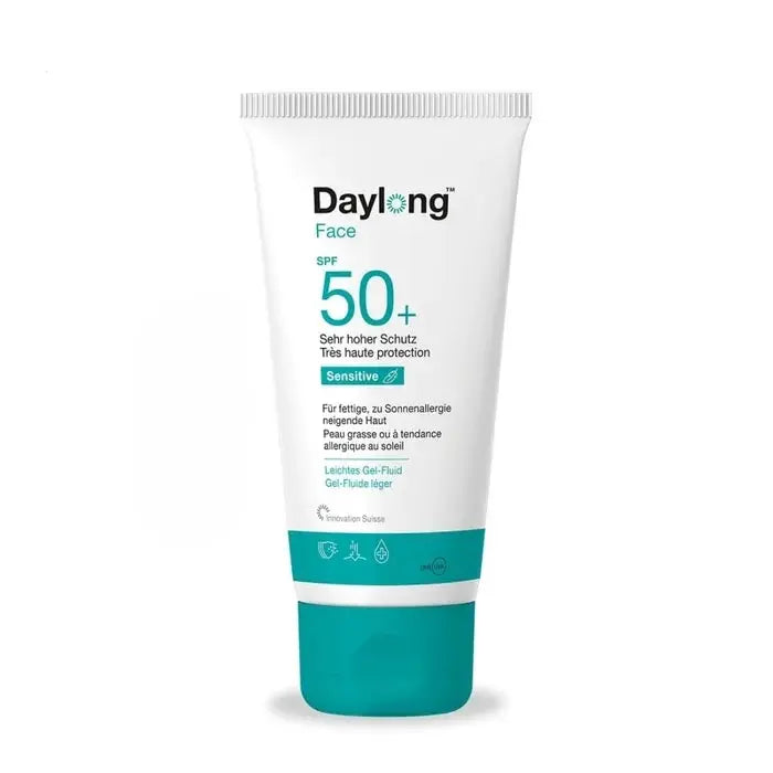 Daylong SENSITIVE - Gel Fluide Solaire SPF50+ - Visage - Peaux Grasses ou à Tendance Allergique au Soleil - 50ml Lariboisière Shop