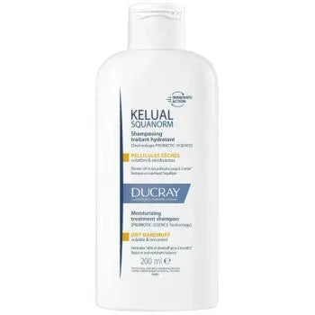 Ducray Kelual Squanorm – Shampooing Traitant Hydratant Pellicules Sèches 200 ml Lariboisière Shop
