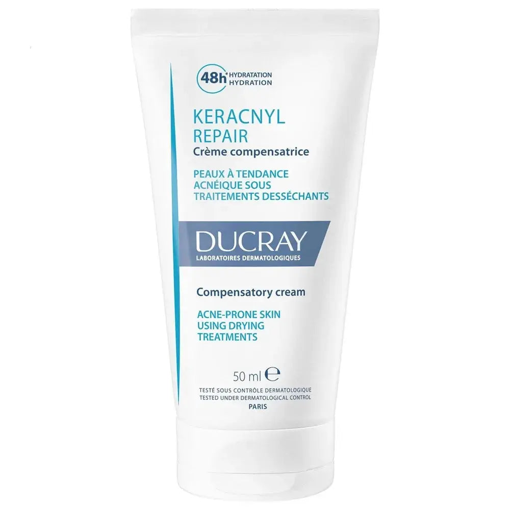 Ducray - Keracnyl Crème Compensatrice Peaux à tendance Acnéique Repair - 50ml Lariboisière Shop