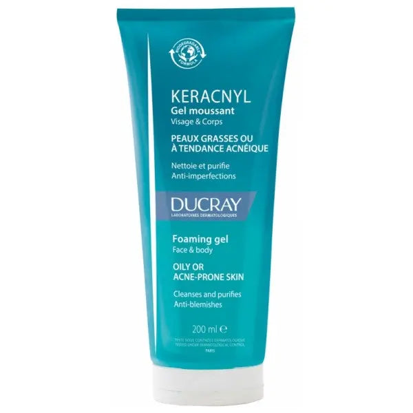 Ducray Keracnyl Gel Moussant 200 ml Lariboisière Shop