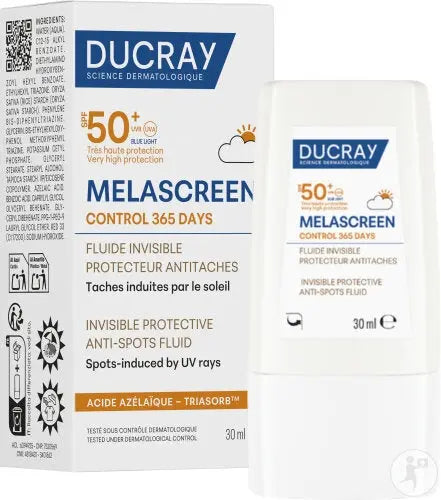 Ducray - Melascreen Control 365 Days IP50+ Fluide Protecteur Antitaches - 30ml Lariboisière Shop