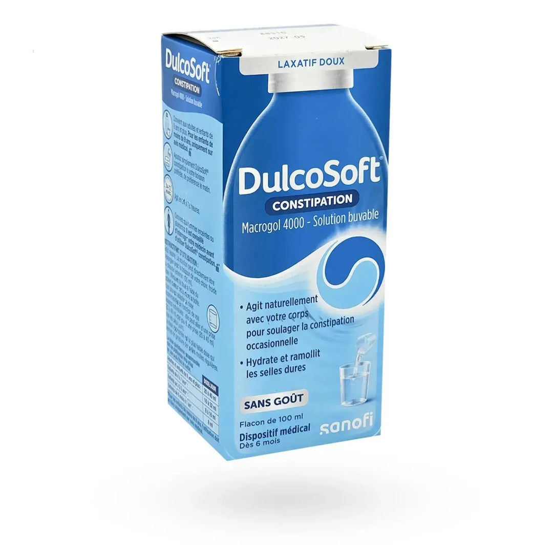 DulcoSoft Constipation Solution Buvable – 100 ml Lariboisière Shop